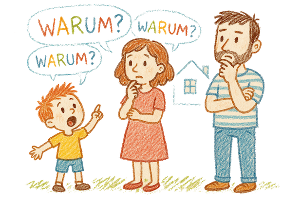 Familie nutzt AI-Erklärungsdienste